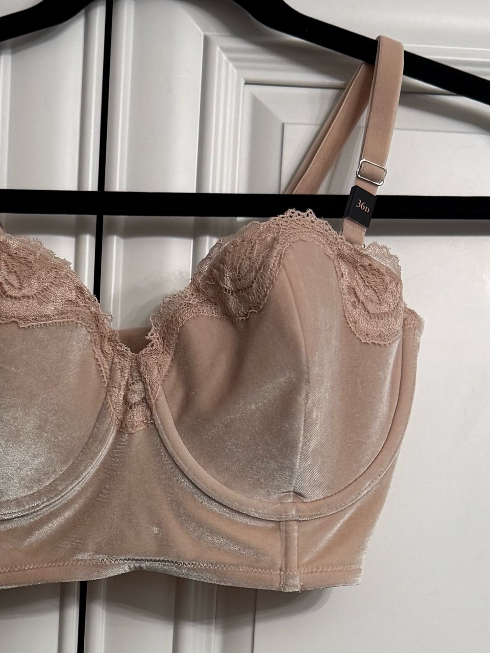 NWT Victoria's Secret 36D Dream Angels Multi-Way Longline Blush Lace-Trim  Bra - Picture 4 of 15